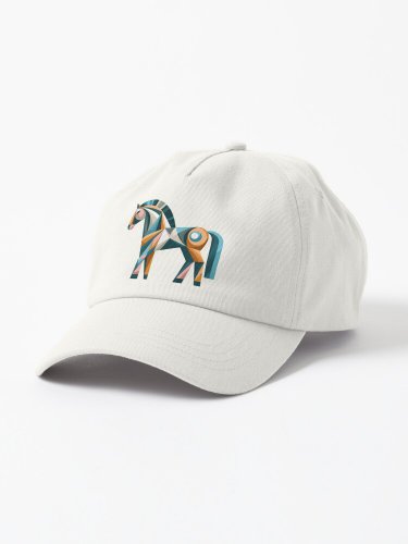 Cubist Horse Cap