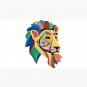Cubist Lion Face Cap