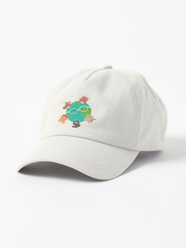 Cute animals in space - Friends stick together Cap