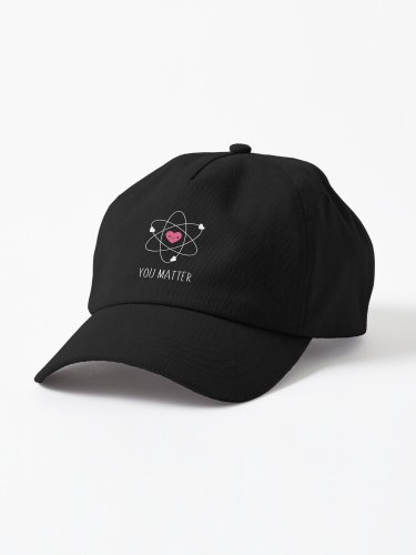 Cute Atom You Matter Funny Atom Joke Cap