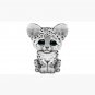 Cute Baby Snow Leopard Cub on Pink Cap