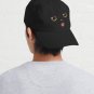 Cute Black Cat Minimalist Tongue by Tobe Fonseca Cap