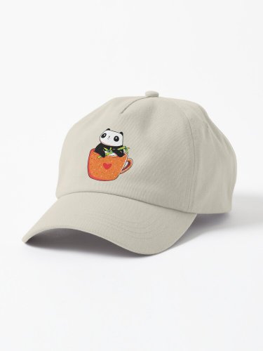 Cute Coffee Panda Cap
