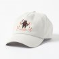 Cute halloween black cat witchcraft illustration Cap