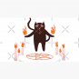 Cute halloween black cat witchcraft illustration Cap