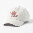 Cute Little Red Panda Eating Ramen Cap