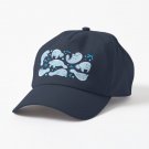 Cute Manatee Pattern - Blue Underwater Pattern Cap