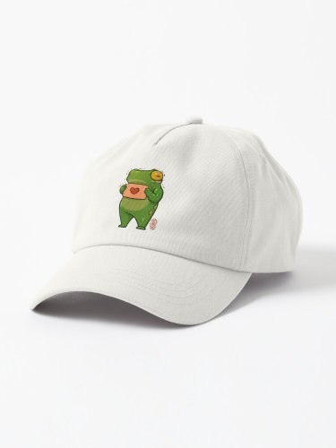 cute note frog for valentine's day Cap