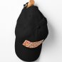 Daisy Time Retro Floral Pattern Orange and Beige Cap