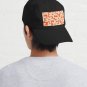 Daisy Time Retro Floral Pattern Orange and Beige Cap