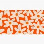 Daisy Time Retro Floral Pattern Orange and Beige Cap