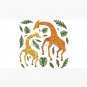 Dancing Giraffes with Patterns Cap