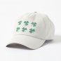 Dancing Shamrocks on Cream Background Cap