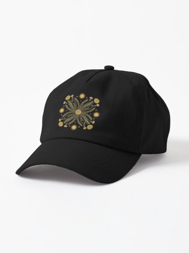 Dandelion and Sun Mandala Cap
