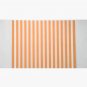 Daniel Buren - Peinture acrylique blanche sur tissu rayé blanc et orange - 1972 Cap