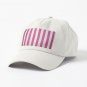 Daniel Buren - Peinture acrylique blanche sur tissu rayé blanc et rouge - 1970 Cap