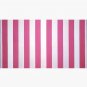 Daniel Buren - Peinture acrylique blanche sur tissu ray&Atilde;&copy; blanc et rouge - 1970 Cap