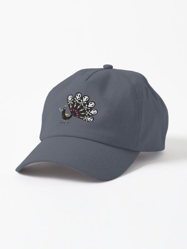 Dark Peacock Cap