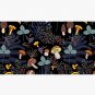dark wild forest mushrooms Cap