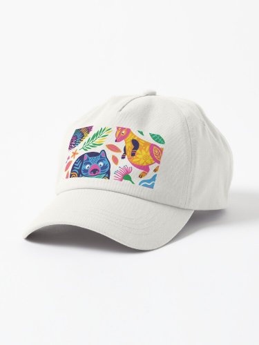 Decorative Australian animals Cap