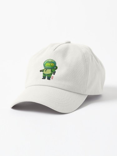 deep diver frog asian artwork Cap
