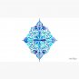 Deep Ocean Art Nouveau Watercolor Doodle Cap
