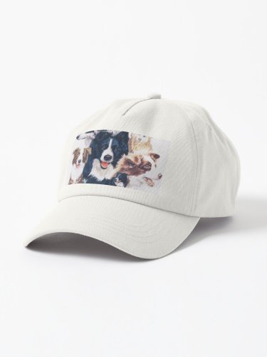 Border Collie Montage Cap