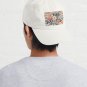 Botanical Elegance - Floral Harmony in Watercolor Cap