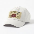 Botanical print, on old book page - flowers Cap