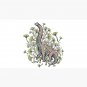 Brachio Ginkgo  Calm Color Palette  Dinosaur Botanical Art Cap