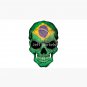 Brazilian Flag Skull Cap