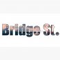 Bridge Street Street Name gift with outline foggy bridge background Cap