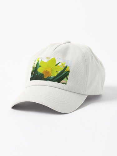 Bright Yellow Rose Flower Cap