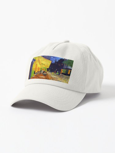 Cafe Terrace at Night - Van Gogh Cap