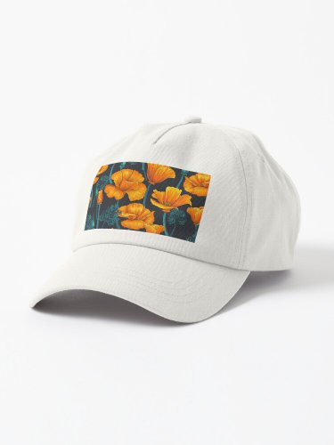 California poppies 4 Cap