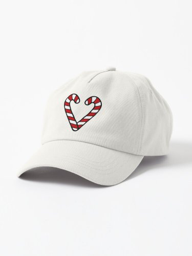Candy Cane Pattern Cap