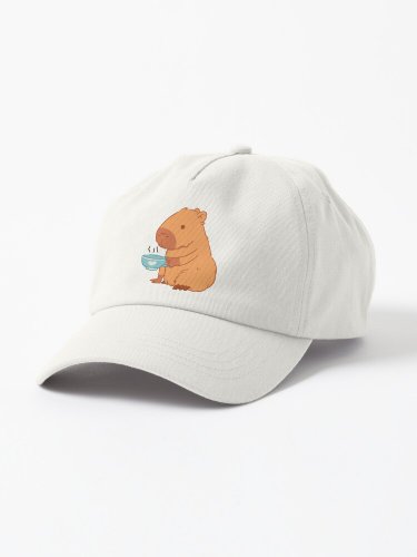 Capybara with a Tea Cup  Cap
