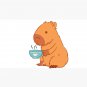Capybara with a Tea Cup  Cap