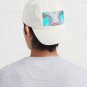 Charolais Cow painting on blue Cap
