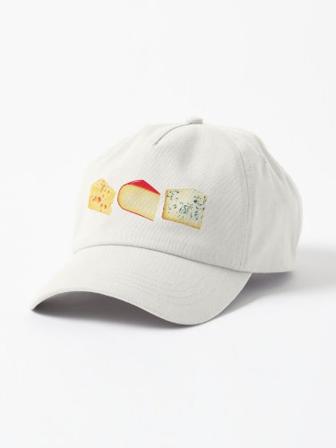 Cheese Pattern - Black Cap