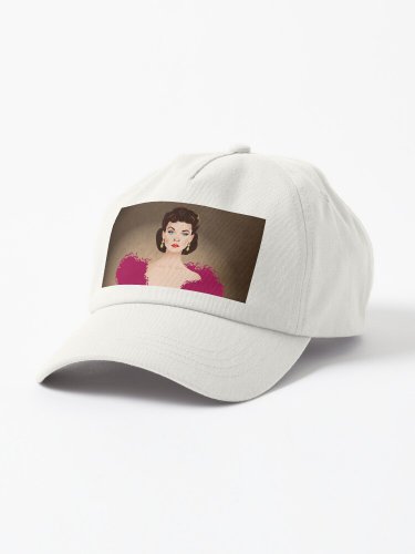 Burgundy dress Cap