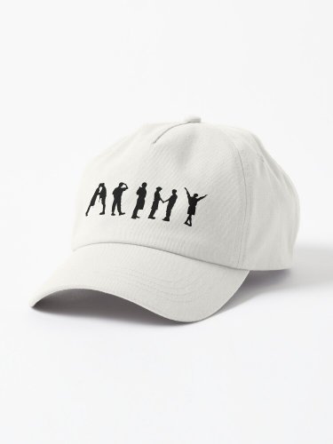 Butter ARMY silhouette, Butter illustration stickers  Cap