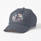 Butterflies and Hibiscus Flowers - a painted pattern Cap