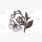 Butterfly with Flowers Cap