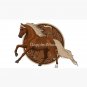 Chestnut Horse with Flaxen Mane and Tail with Celtic Knotwork Cap