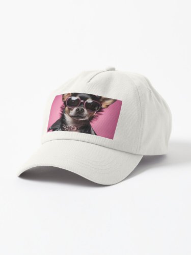 Chihuahua Rockstar Cap