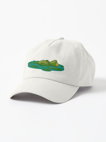 chill lilypad mood frog Cap