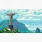 Christ The Redeemer Pixel Art Cap