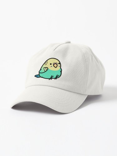 Chubby Yellow and Green Blue Budgie Cap