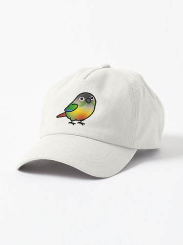 Chubby Yellow-sided Green Cheek Conure Cap
